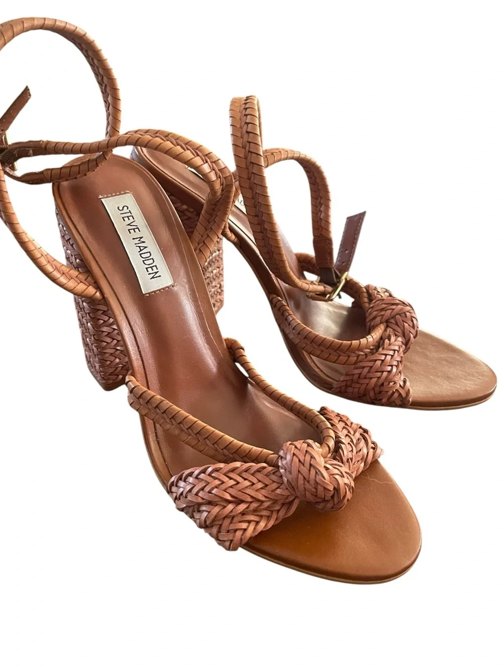 Steve Madden Malou Block Heel Sandal  in Congaic Summer Vacation Date Beach 9